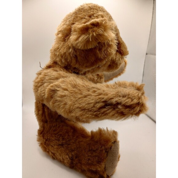 VINTAGE ANTIQUE MOHAIR TEDDY BEAR Co Utah GROWLER JOINTED EXCELSIOR FILL 12" - Picture 6 of 12